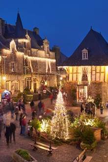 Illuminations de Noël à Rochefort-en-Terre 